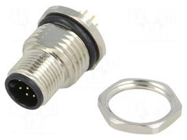 Socket | M12 | PIN: 8 | male | A code-DeviceNet / CANopen | THT | 30V | 2A
