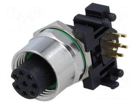 Socket | M12 | PIN: 8 | female | A code-DeviceNet / CANopen | THT | 30V