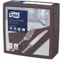 Tork Servetėlės 39x39 cm 3 sluoksnių rudos, 12 pak. x 100 vnt./kartonas