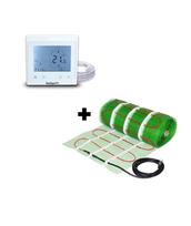 Grindinio šildymo tinklelis Wellmo MAT, 150 W/m², 3,5 m² + programuojamas termostatas Feelspot WTH51.36 NEW