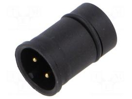 Connector: M12 | plug | PIN: 4 | male | industrial | 250V | straight | IP67