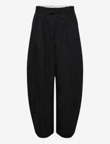 Weekday - Felix Cocoon Chino Trousers - Chino stiliaus kelnės - Juoda