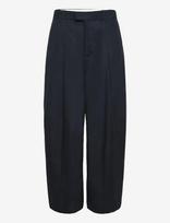 Weekday - Felix Cocoon Chino Trousers - Chino stiliaus kelnės - Tamsiai mėlyna