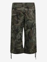 Weekday - Low-Rise Cropped Cargo Trousers - Kapri kelnės - Marga / raštuota