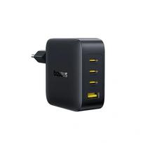 Baseus EnerFill FH11 tīkla lādētājs | 140W | GaN | USB-A, USB-C | melns