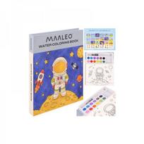 Spalvinimo knygelė vandeniu - astronautas Maaleo