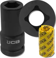 JCB JCB GILUMINIS smūginis antgalis 3/4'' Cr-Mo šešiakampis 29mm ANTRAKTINIS raktas