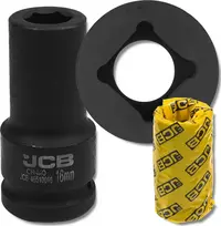JCB JCB GILUMINIS smūginis antgalis 3/4'' Cr-Mo šešiakampis 16mm antgalio raktas