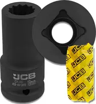 JCB JCB GILTINIS smūginis antgalis 3/4'' Cr-Mo 12-kampis 19mm antgalinis raktas