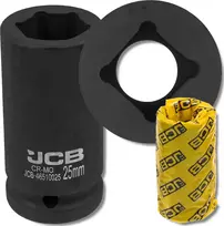 JCB JCB GILTINIS smūginis antgalis 3/4'' Cr-Mo šešiabriaunis 25mm ANTRAKTAS galvutė