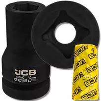 JCB JCB Giluminis smūginis antgalis 1'' 23mm 6-kampis Cr-Mo veržliarakčio antgalis