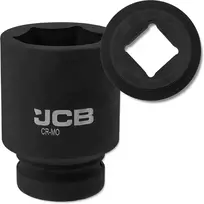 JCB JCB Gilaus smūgio antgalis 1'' 50mm 6-kampis Cr-Mo veržliarakčio antgalis