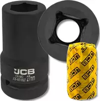 JCB JCB Gilaus smūginio 1'' 27mm 6-kampio Cr-Mo antgalis, veržliarakčio antgalis