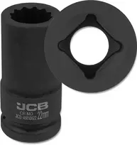 JCB JCB GILJAMASIS smūginis antgalis 3/4'' Cr-Mo 12-kampis 22 mm veržliaraktis su galvute