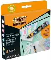 Bic Akriliniai žymekliai Intensity Pastel 12 spalvų BIC