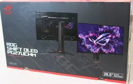 Išparduodama. ASUS ROG Swift PG27UCWM 27 in 4K 3840 x 2160 at 240 Hz 1000 cd/mÂ² 2xHDMI DisplayPort USB-C 90 Watt Height pivo