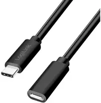 LogiLink USB-C kabelis USB 2.0 USB-C® kištukas, USB-C® lizdas 2 m Juodas CU0211