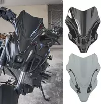 Midimttop motociklo vėjo skydas, priekinio stiklo dangčiai, ekranas, motociklų deflektorius, suderinamas su Mt-07 Mt07 Mt 07 priedais 2021 2022 2023 (juodas dūmas)