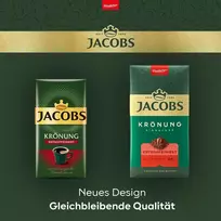 Jacobs Krönung be kofeino, maltos skrudintos kavos, vidutinio skrudinimo, 500g (1 pakuotė)