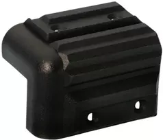 Adam Hall plastikinis juodas kampas 4072