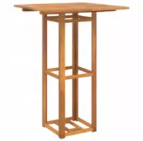 Bistro staliukas, 75x75x110cm, akacijos medienos masyvas