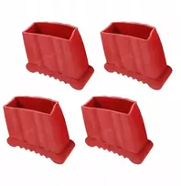 Grąžtas 4x Kopėčių kojelių antgaliai Guminiai kopėčių kojelių dangteliai Steep, patvarūs, 7.2x2.8cm