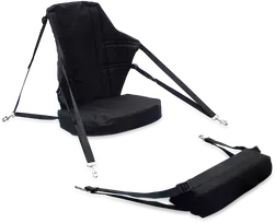 Baidarės sėdynė SUP irklentei Starboard Kayak Seat and Foot Rest Set juoda