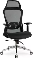 Mebel Elite Ergonominė pasukama kėdė LITOS, 126 kg, juoda