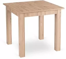 Mebel Elite Išskleidžiamas stalas, 80–200 cm, „Artisan“ ąžuolo spalvos
