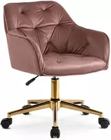Mebel Elite Besisukantis fotelis KONOR, 57 × 60 × 73 cm, rožinis