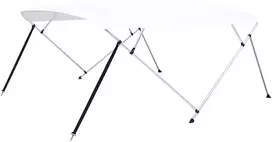 Bimini viršaus stogelis, baltas, 243x(230-244)x137cm, 4 lankai