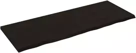 Vonios stalviršis, tamsiai rudas, 160x60x(2-4) cm, mediena