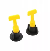 Plytelių lyginimo sistema, pleištai, spaustukai, laikiklis, 50 vnt.