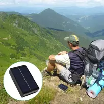 Nešiojamas Saulės Įkroviklis 1w 4v Pvc Polikristalinis