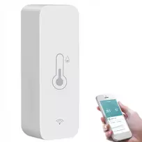 Temperatūros ir drėgmės jutiklis termometras higrometras wifi tuya belaidis