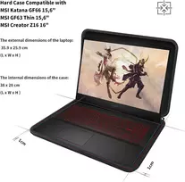 Dėklas Msi Katana Gf66/gf63/creator Z16 15.6-16 colių