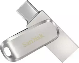 Sandisk Ultra Dual Drive Luxe Usb Type-c atmintinė, įrenginys išmaniojo telefono duomenims saugoti, 256Gb (mobilusis įrenginys, Usb 3.2 Gen 1, pasukamas dizainas, 400Mb/s skaitymo greitis, Usb atmintinė, automatinis atsarginis kopijavimas)