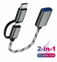 Adapteris 2in1 Otg Micro Usb Usb-c į Usb 3.0