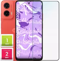 Grūdintas stiklas Motorola Moto G35 5g (9h kietumo, 2.5d plokščias, apsauginis)