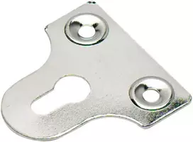Bulk Hardware Bh02963 Įsukama stiklo veidrodžio pakabinimo plokštelė, 32 mm (1,1/4 colio) - chromuota, 4 vnt.