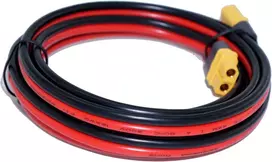 Ihaospace Xt60 ilginamasis laidas 1.8 m 72 coliai - 12awg Xt60 laido ilginamasis kabelis nuo vyriško iki moteriško, įkrovimo laidas, suderinamas su Ecoflow Powerstation saulės baterija 1.83 m