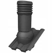 Vėdinimo kaminėlis 125 mm Euronit Extra stogams - Antracitas