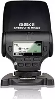 Objektyvas Meike Mk-320s Ttl Lcd mini blykstė su karštu bateliu, skirta Sony Mi A7ii A58 A7rii A7s Nex-6 A6000 Dsrl fotoaparatams