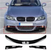 Priekinio buferio spoileris juodas blizgus, skirtas bmw e90 e91 2009-2012 m paketui