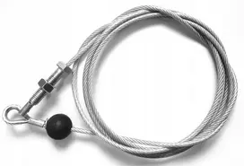 Plieninė trosas su Pvc 4/5mm atlasui 821cm su M16 varžtu