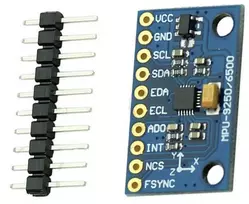Hailege Mpu9250 Gy-9250 9 ašių 9 Dof 16 bitų giroskopo pagreičio magnetinis jutiklis 9 ašių padėties + giroskopo + akselerometro + magnetometro jutiklio modulis Iic/spi