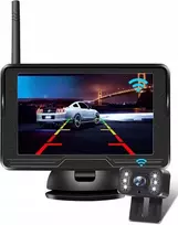 Bevielė atbulinės eigos kamera su 5" monitoriumi - Ip69, 1080p, 170°, naktinis režimas