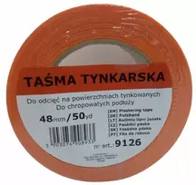 Tvirtinimo juosta fasadui 48mm x 50m, oranžinė, vandeniui atspari