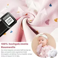 Apklotas Kūdikiui 0-6 Mėn. Miego maišelis naujagimiui, medvilninis