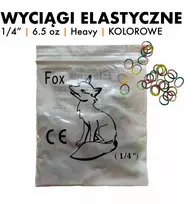 Dantų šepetėlis Natur Hurtig Elastinės ortodontinės gumytės 1/4" Heavy 6.5oz spalvotos 100 vnt.
